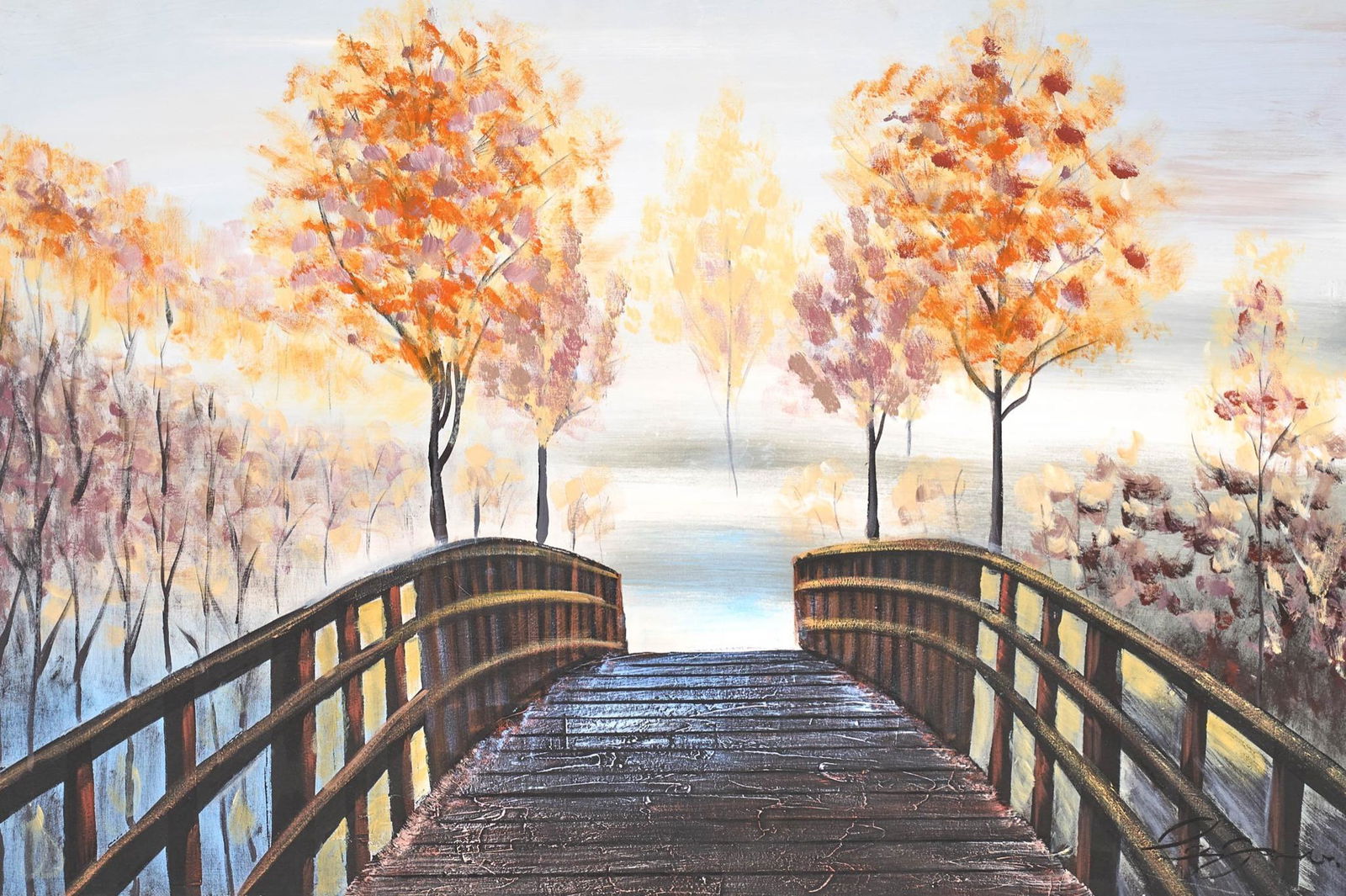 Bridge, Oil on Canvas (1 of 4)