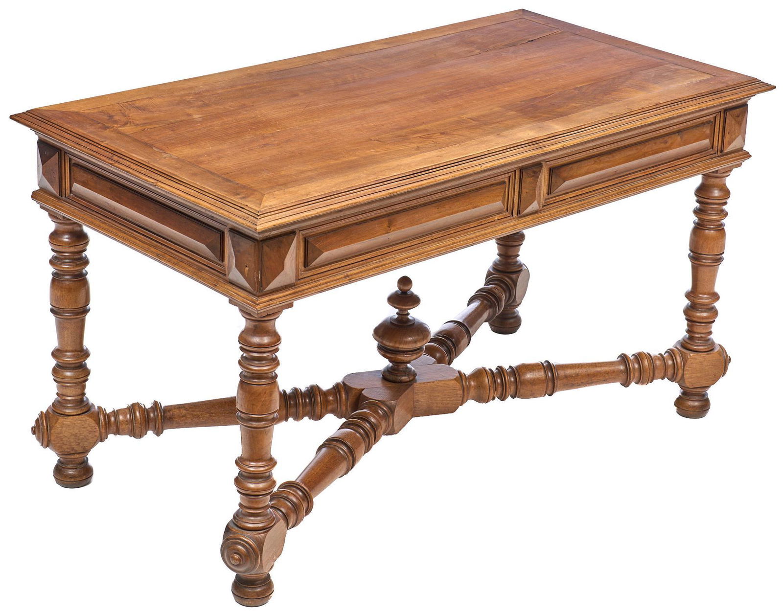 Henri II Style Library Desk (1 of 3)