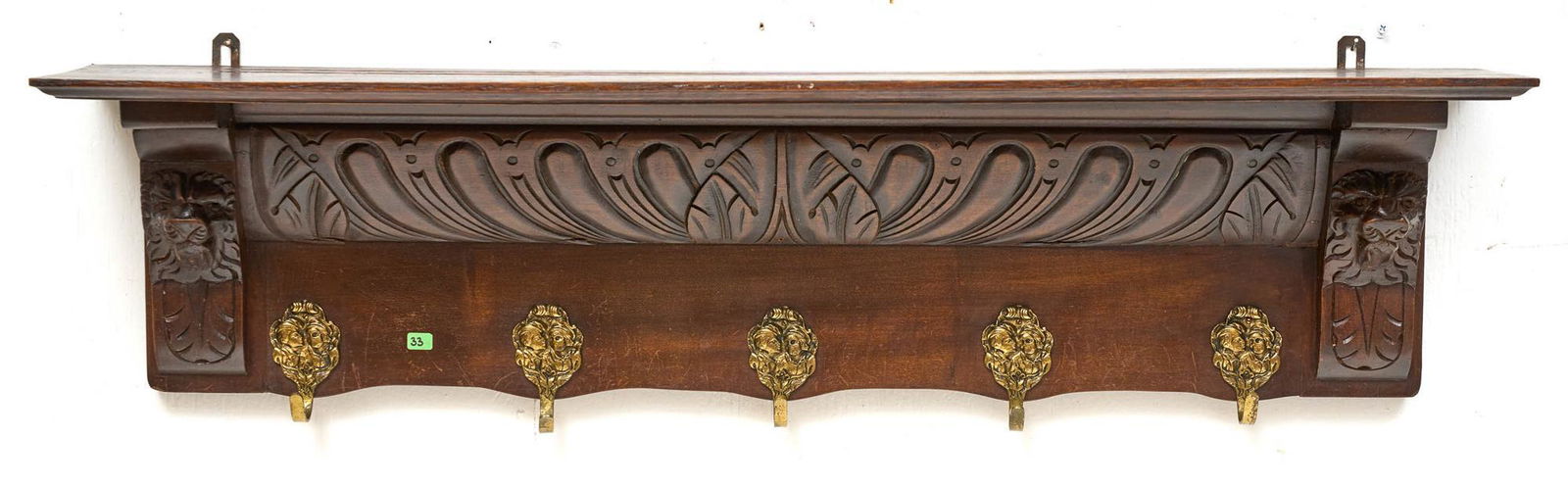 Vintage Hunting Style Wall Rack (1 of 4)