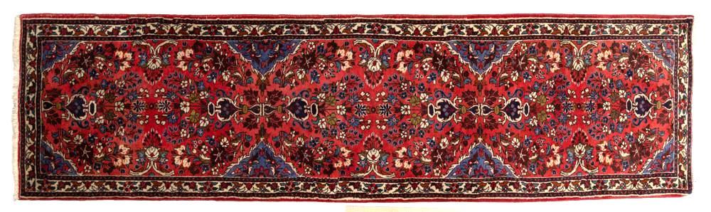 Handwoven Hamadan Style Rug, 6'8" x 2'8" (1 of 3)
