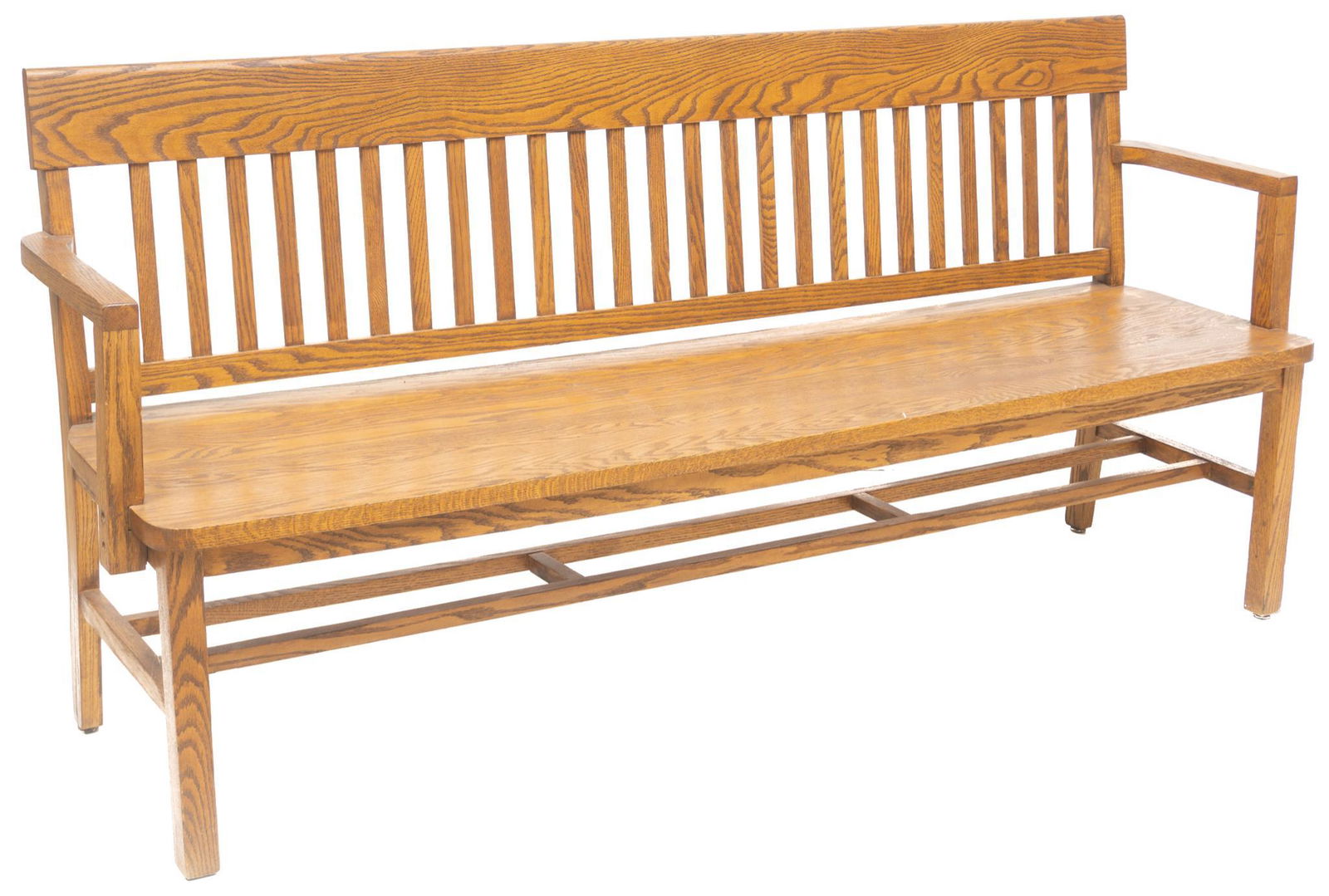 Vintage Oak Bench (1 of 3)