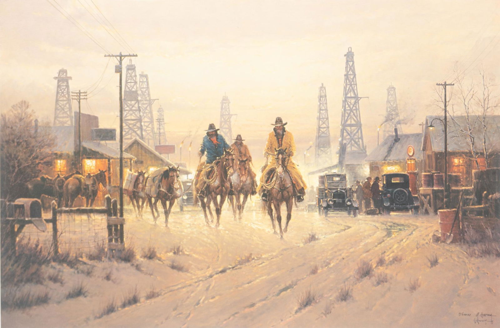 G. Harvey (1933-2017), "When Cowboys Don't Change" (1 of 6)