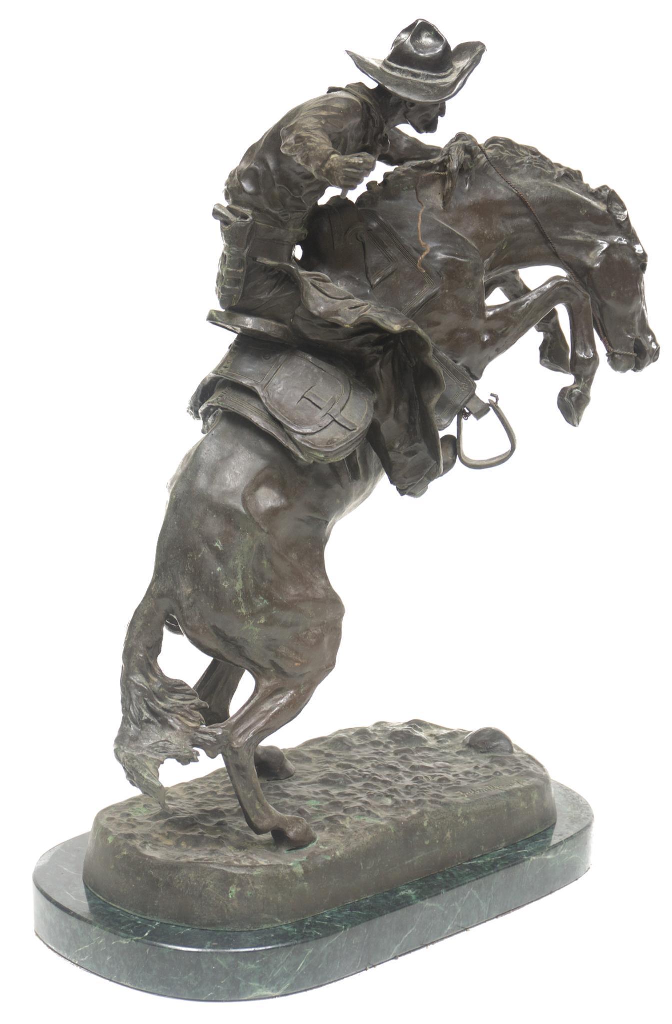 Frederic Remington (1861-1909), Bronco Buster (1 of 8)