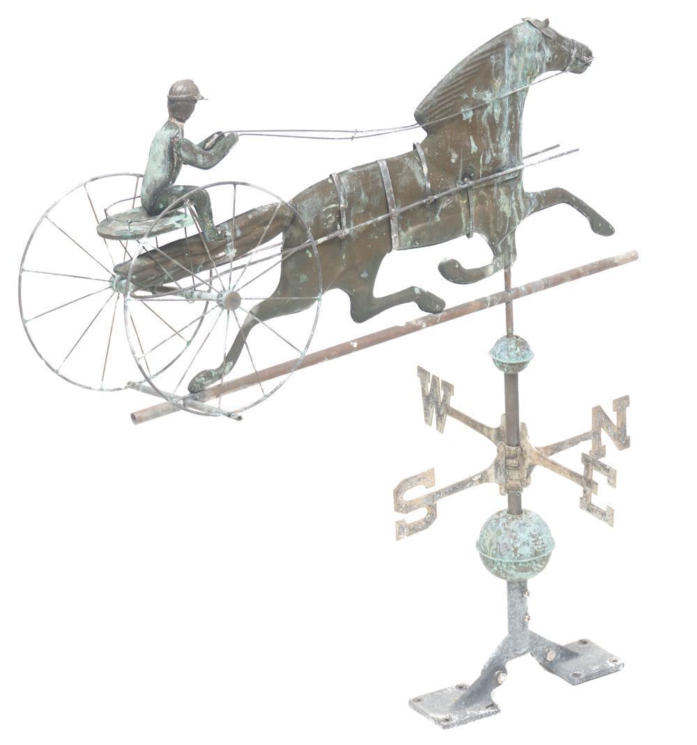 Vintage Horse and Sulky Weathervane (1 of 3)