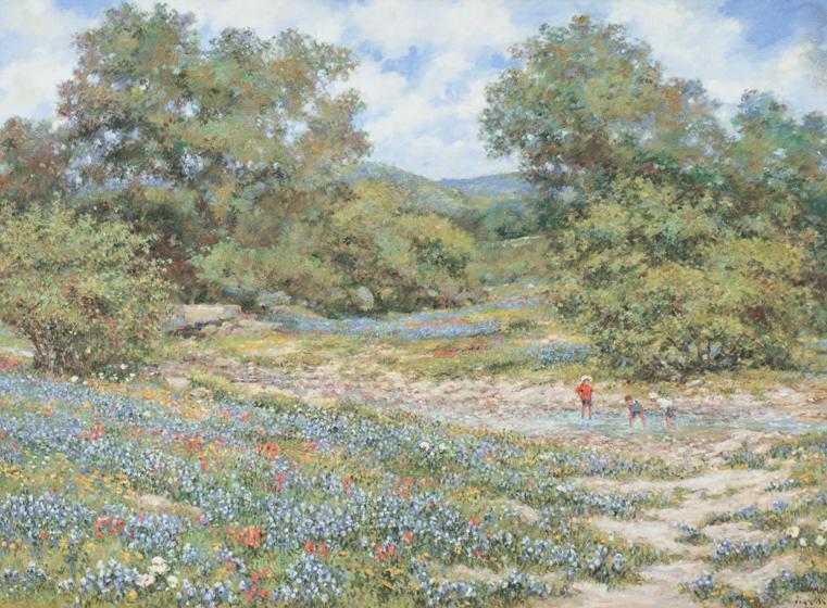 Robert Hamman, Blue Bonnets Creek, Giclee (1 of 5)