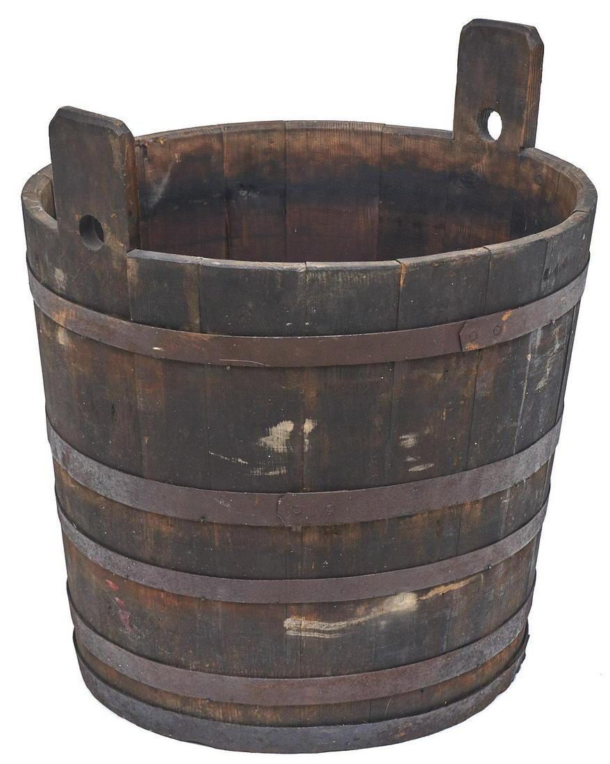 Rustic Vineyard Grape Harvest Barrel (1 of 3)