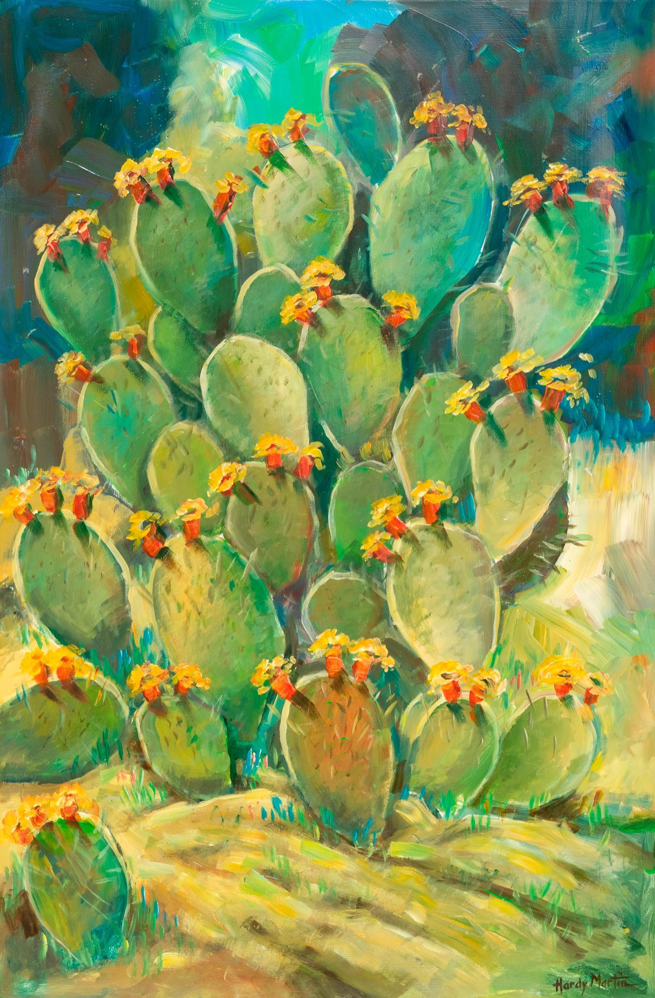 Hardy Martin (b. 1942), "Cactus in Bloom" (1 of 5)