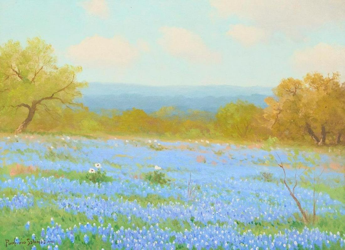 Porfirio Salinas (1910-1973), Bluebonnets (1 of 4)