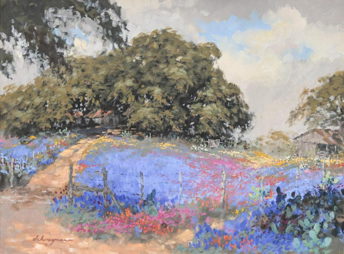 George Schwegmann (b. 1954), "Awash in Blue", 2011 (1 of 4)