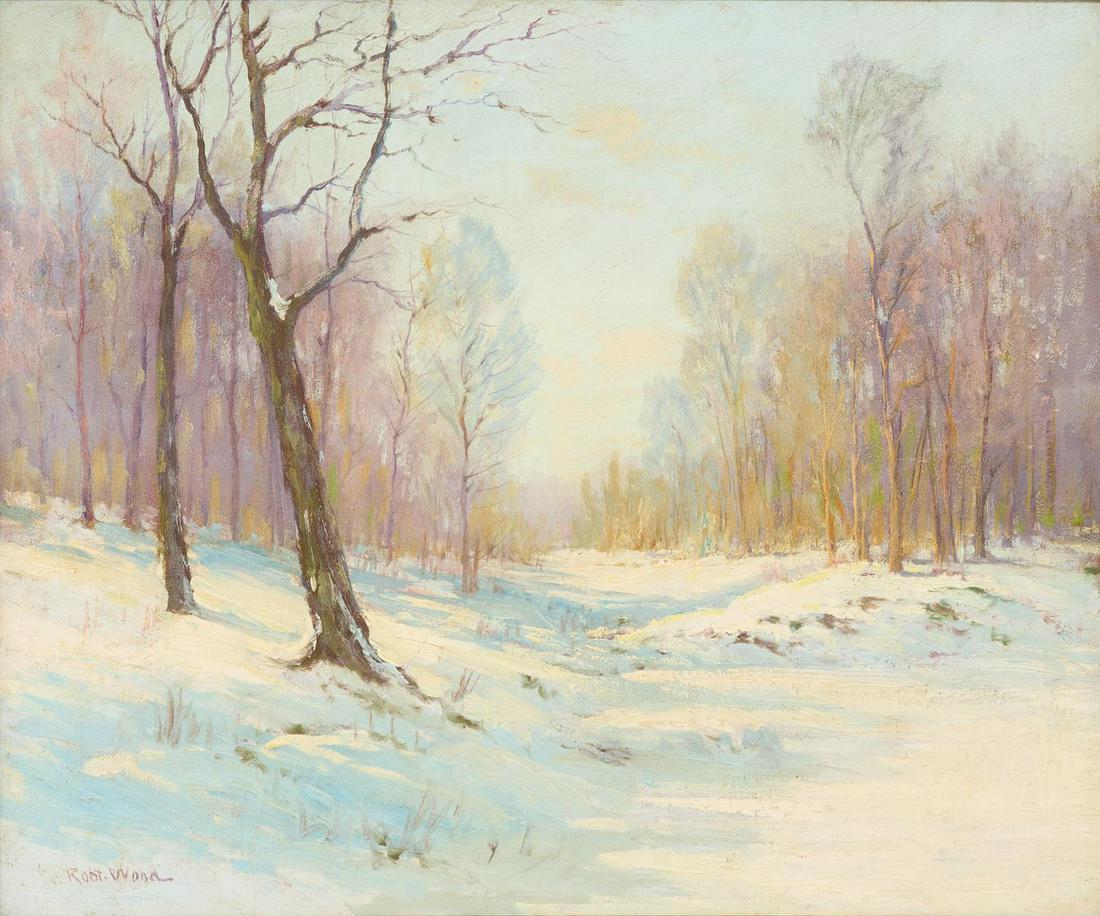 Robert Wood (1889-1979), Snowy Landscape, Comfort, TX (1 of 4)