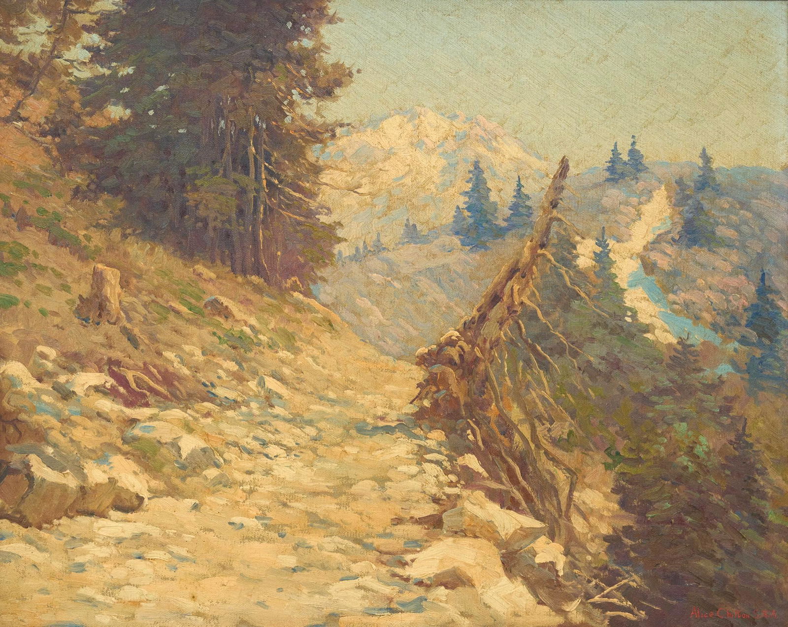 Alice Chilton (1891-1978), Mountain Trail (1 of 4)