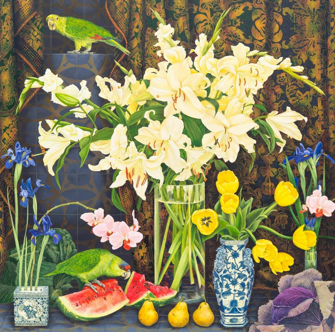 Oris Robertson (1937-2002), Floral Still Life, 1997 (1 of 4)