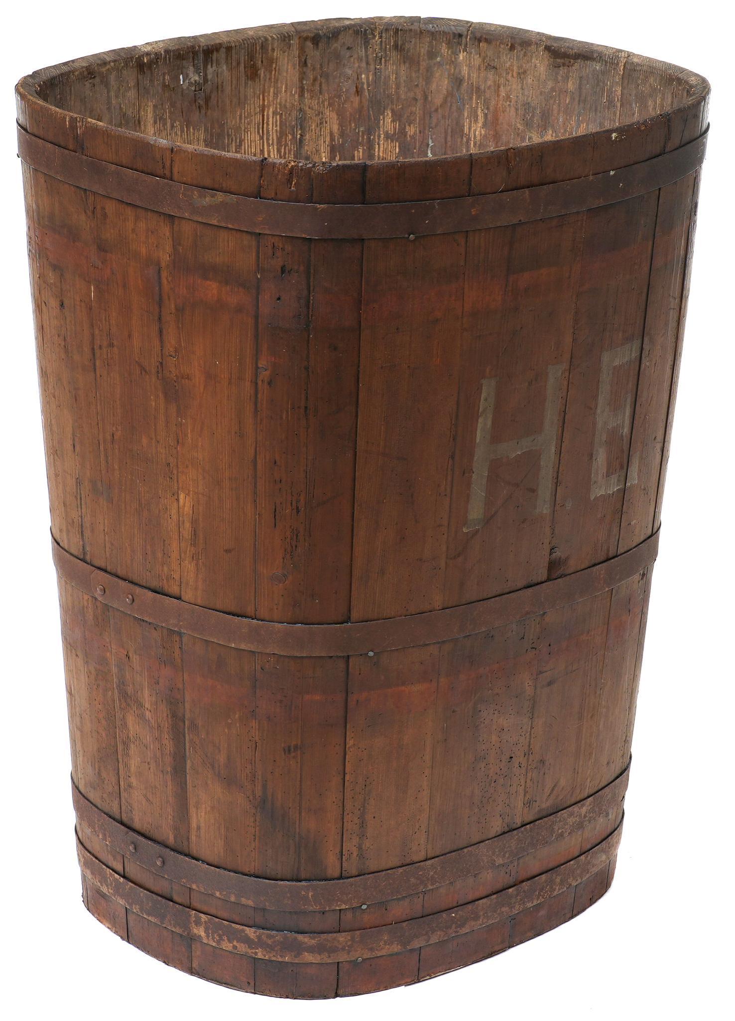 Vintage French Vineyard Grape Harvest Barrel (1 of 3)