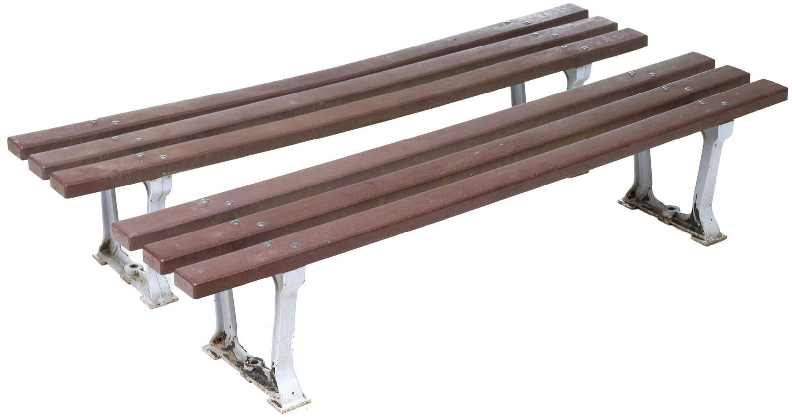 Pair of Vintage Park Benches (1 of 6)