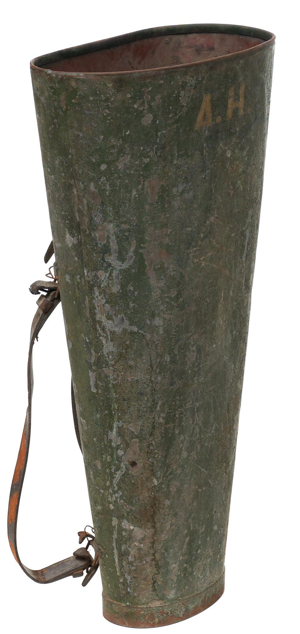 Primitive French Vineyard Metal Harvest Barrel (1 of 4)