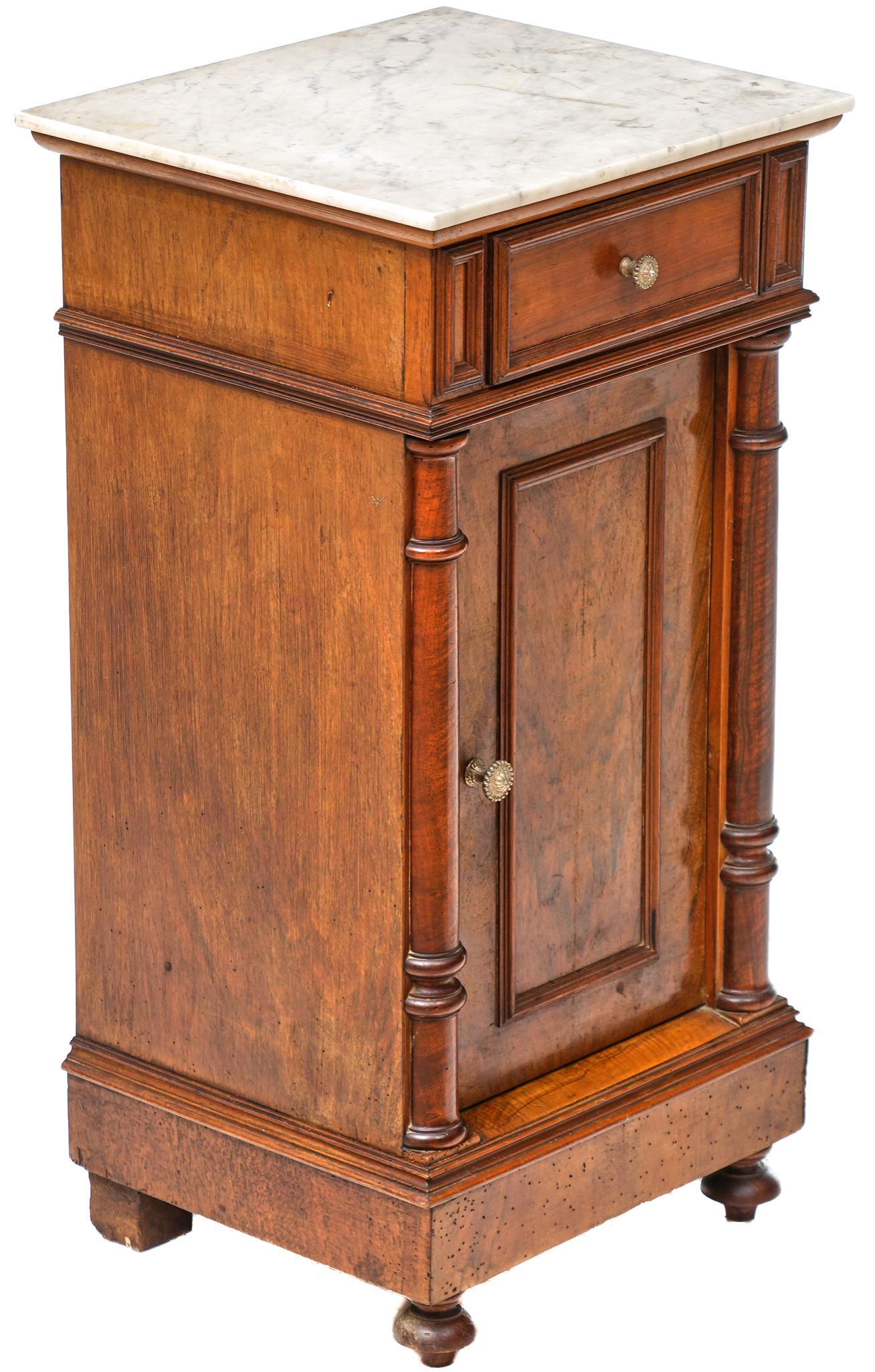 Marble Top Night Stand (1 of 4)