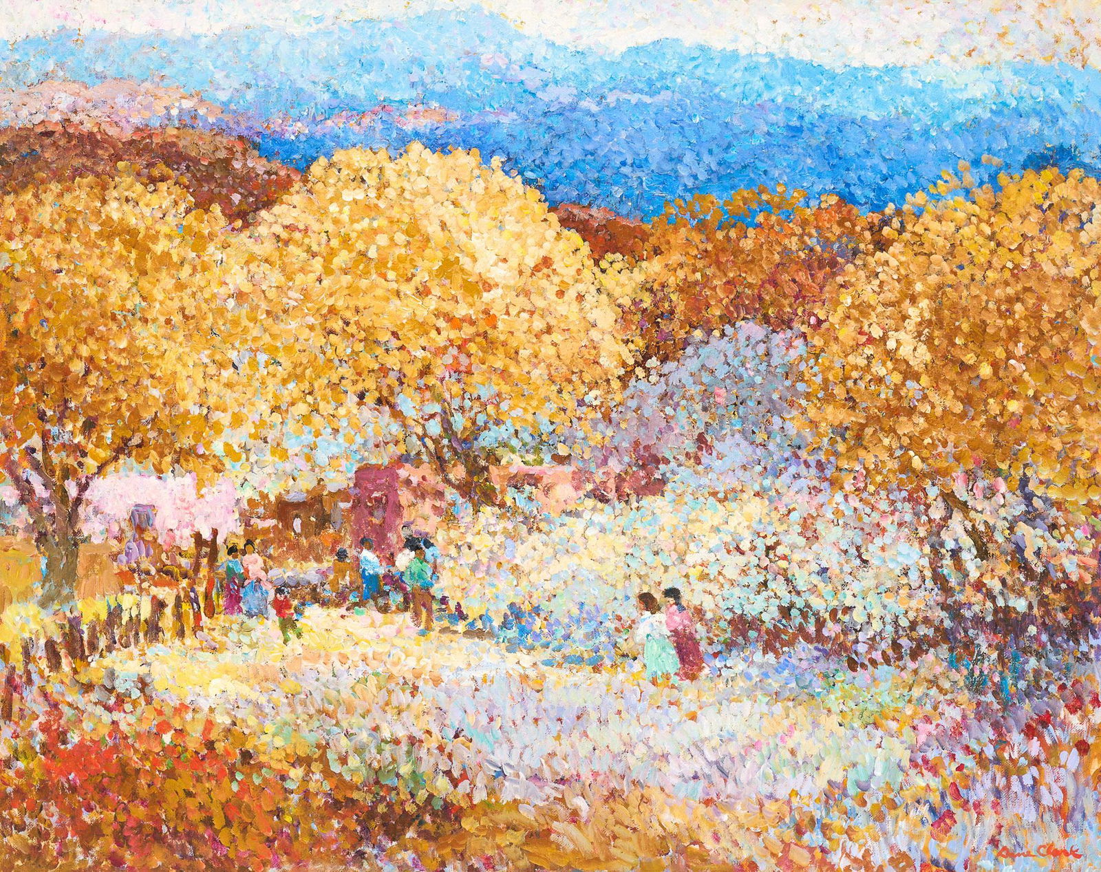 Dane Clark  (b. 1934), "Autumn Shadows" (1 of 5)