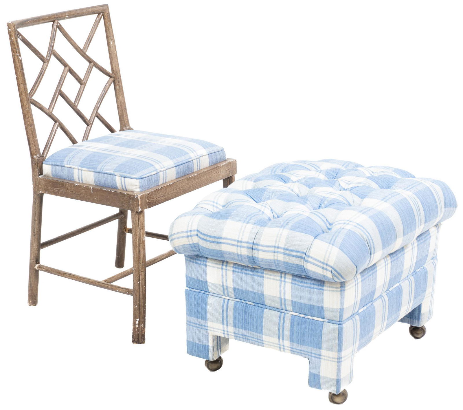 Contemporary Sunroom Chair and Ottoman (1 of 3)