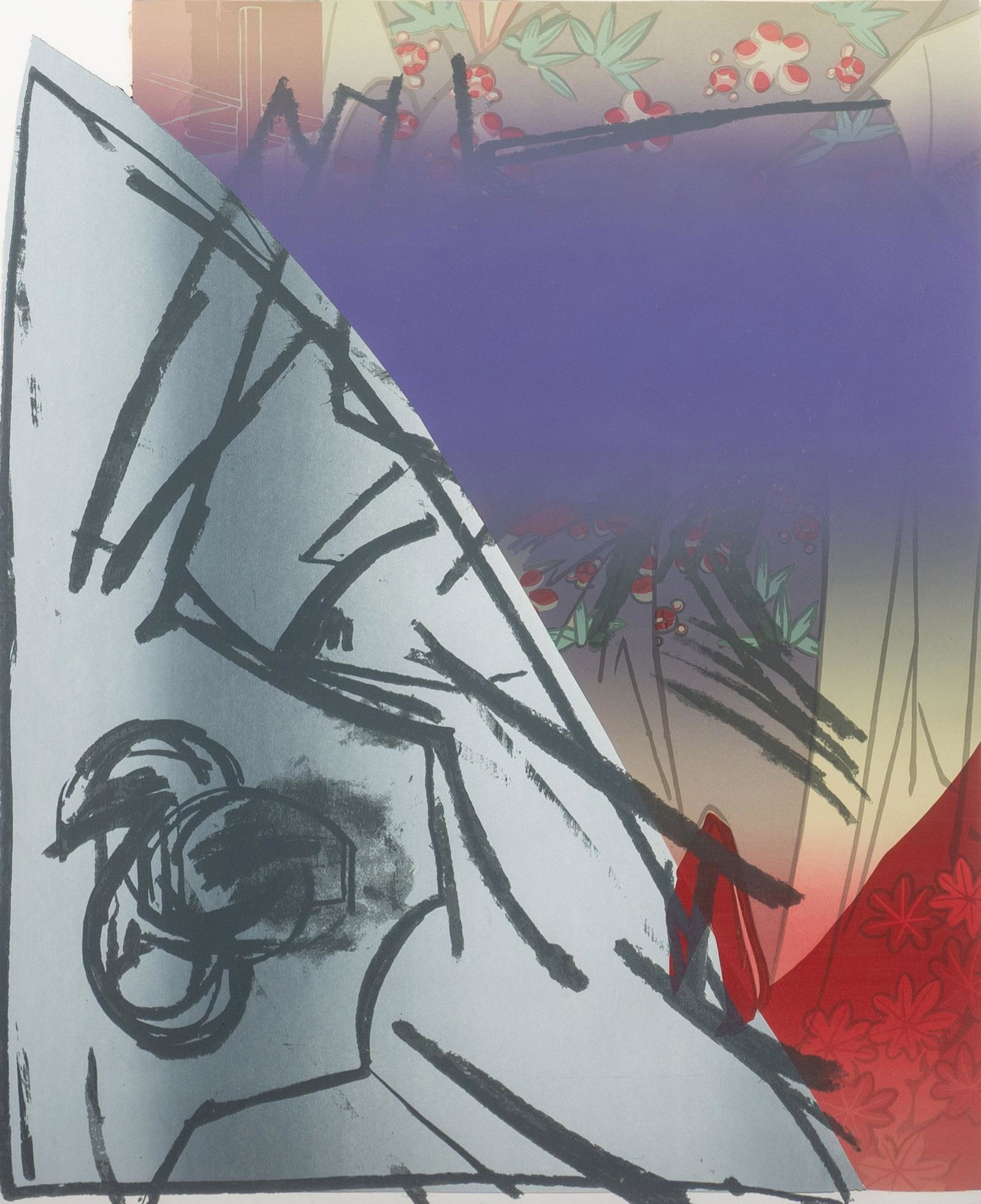 John Walker, "Conservatory", 1979: John Walker, "Conservatory", dated 1979, screen print, framed sight: 61.75"h x 48"w We happily provide seamless shipping services on everything we sell. Please email us at shipping@vogtauction.com o