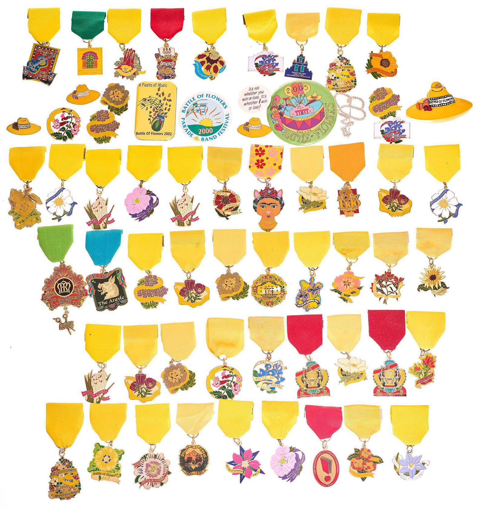 Collection of 61 San Antonio Fiesta Memorabilia (1 of 6)