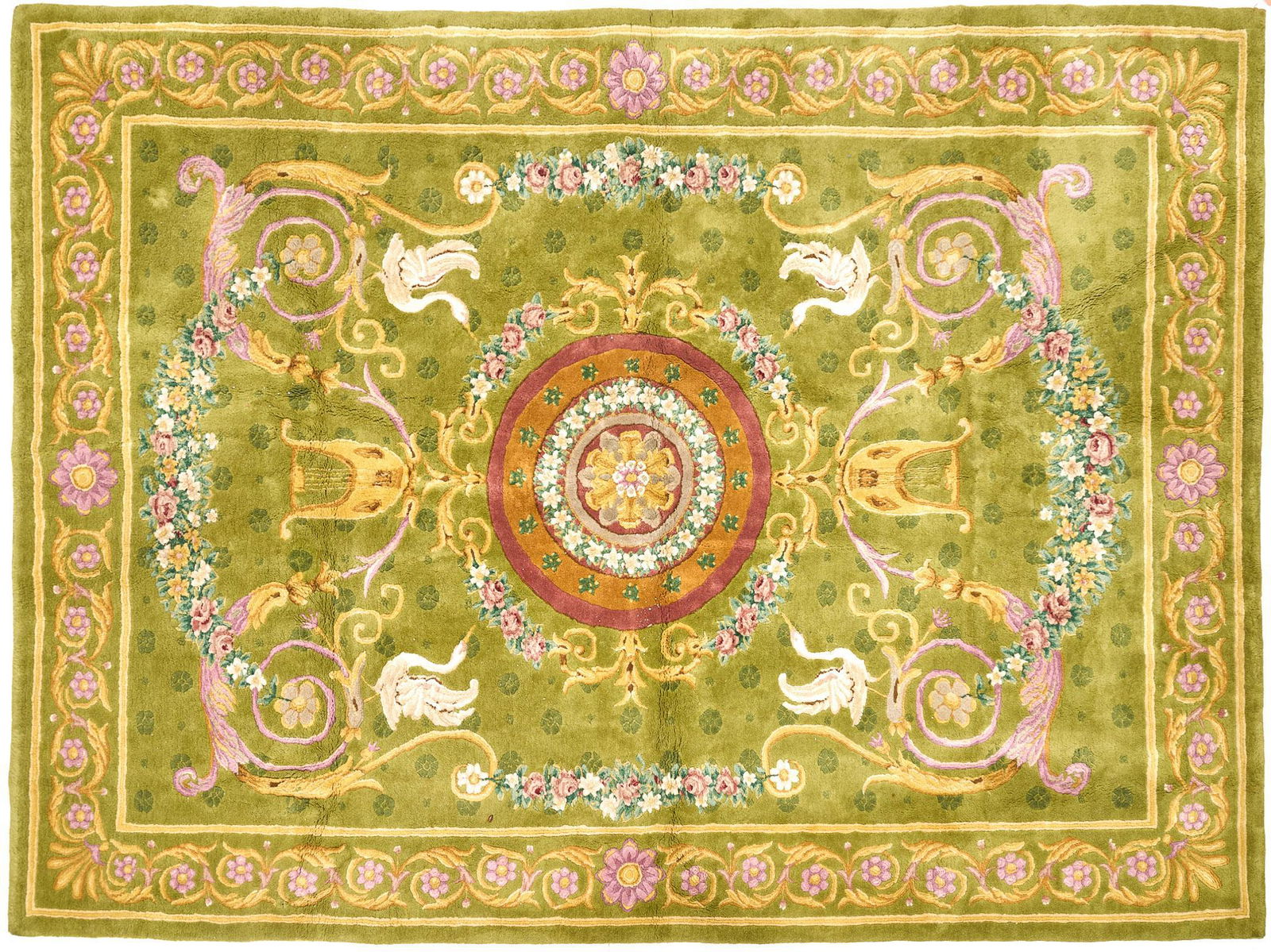 French Empire Style Rug, 11'8" x 8'2" (1 of 2)