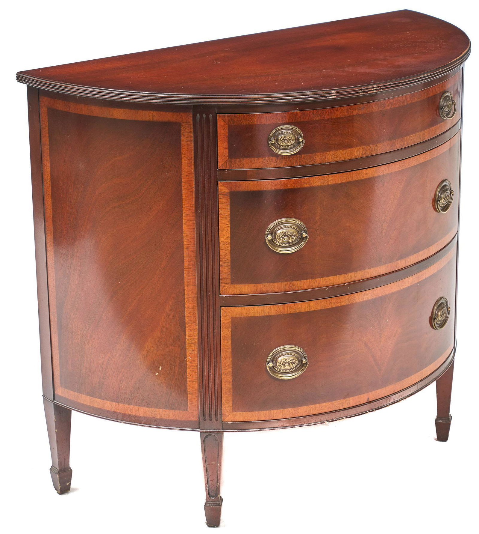 Louis III Style Mahogany Chest of Drawers (1 of 6)