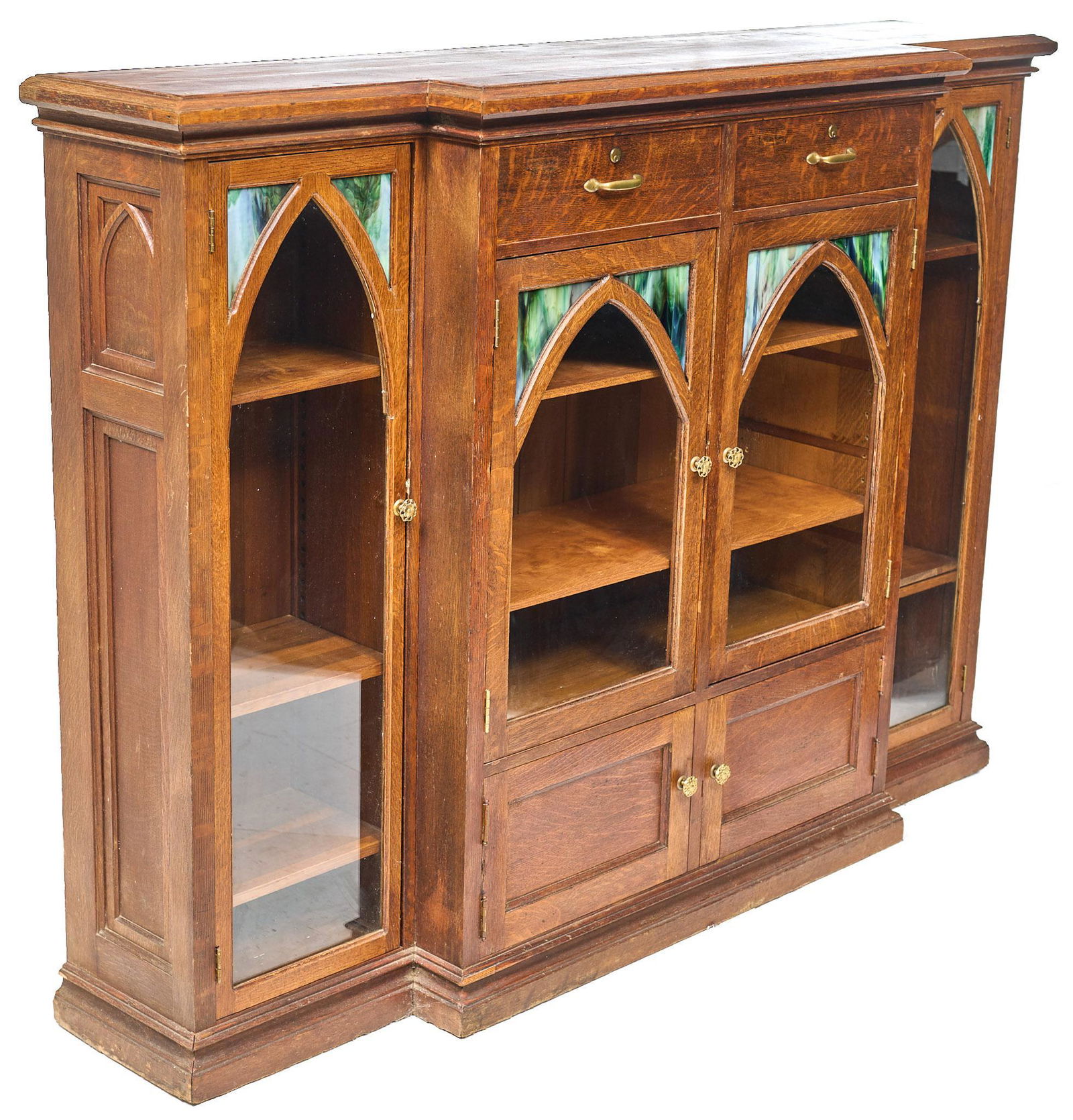 English Glazed Bookcase (1 of 4)