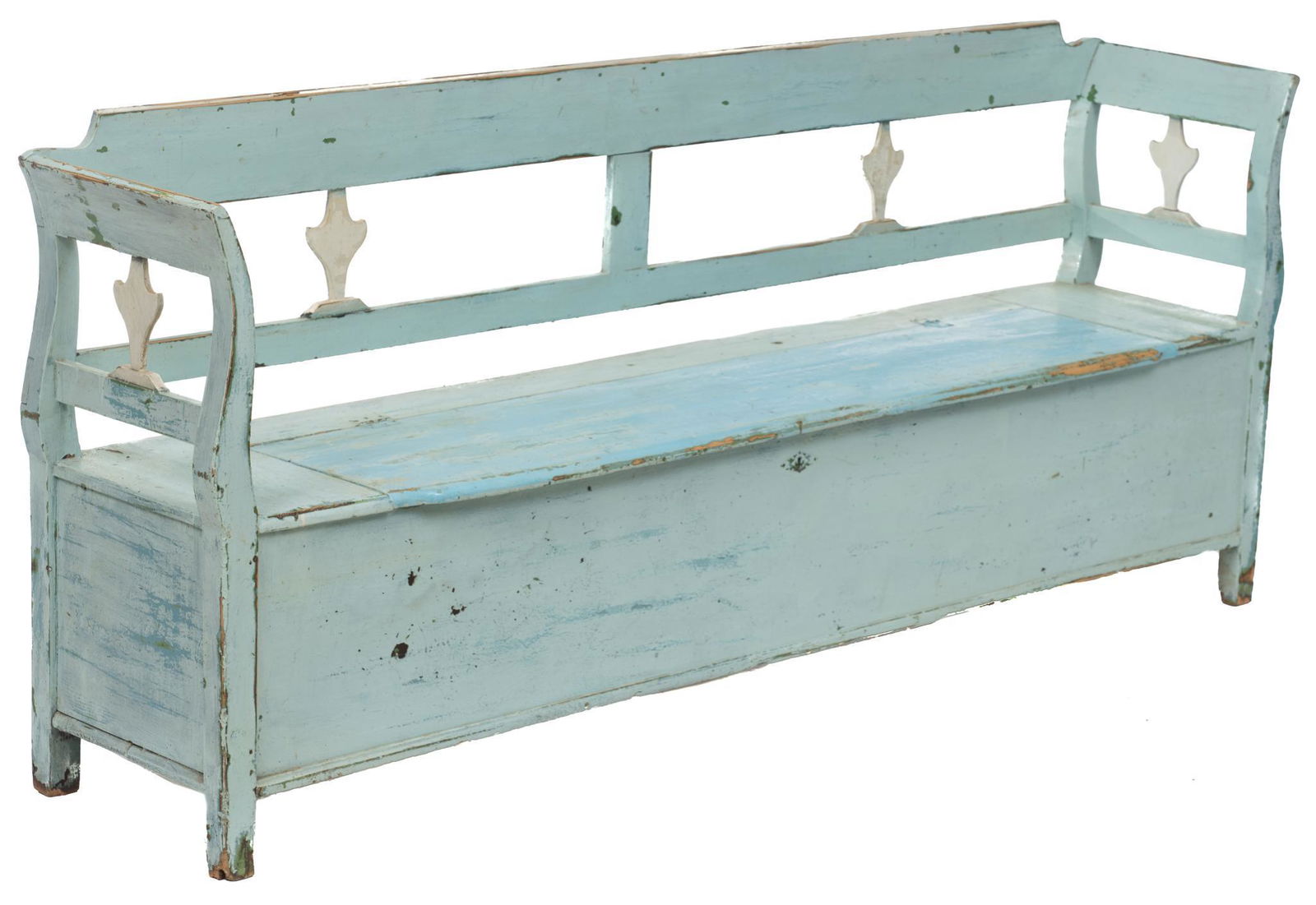 Farmhouse Hall Storage Bench (1 of 4)