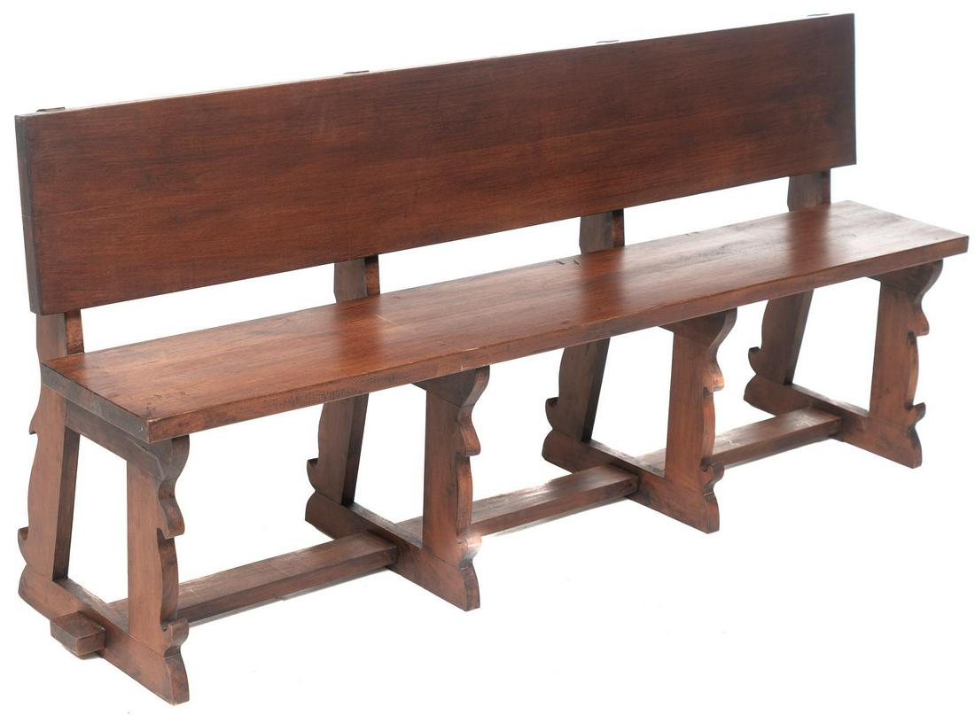 French Provincial Church Bench (1 of 3)