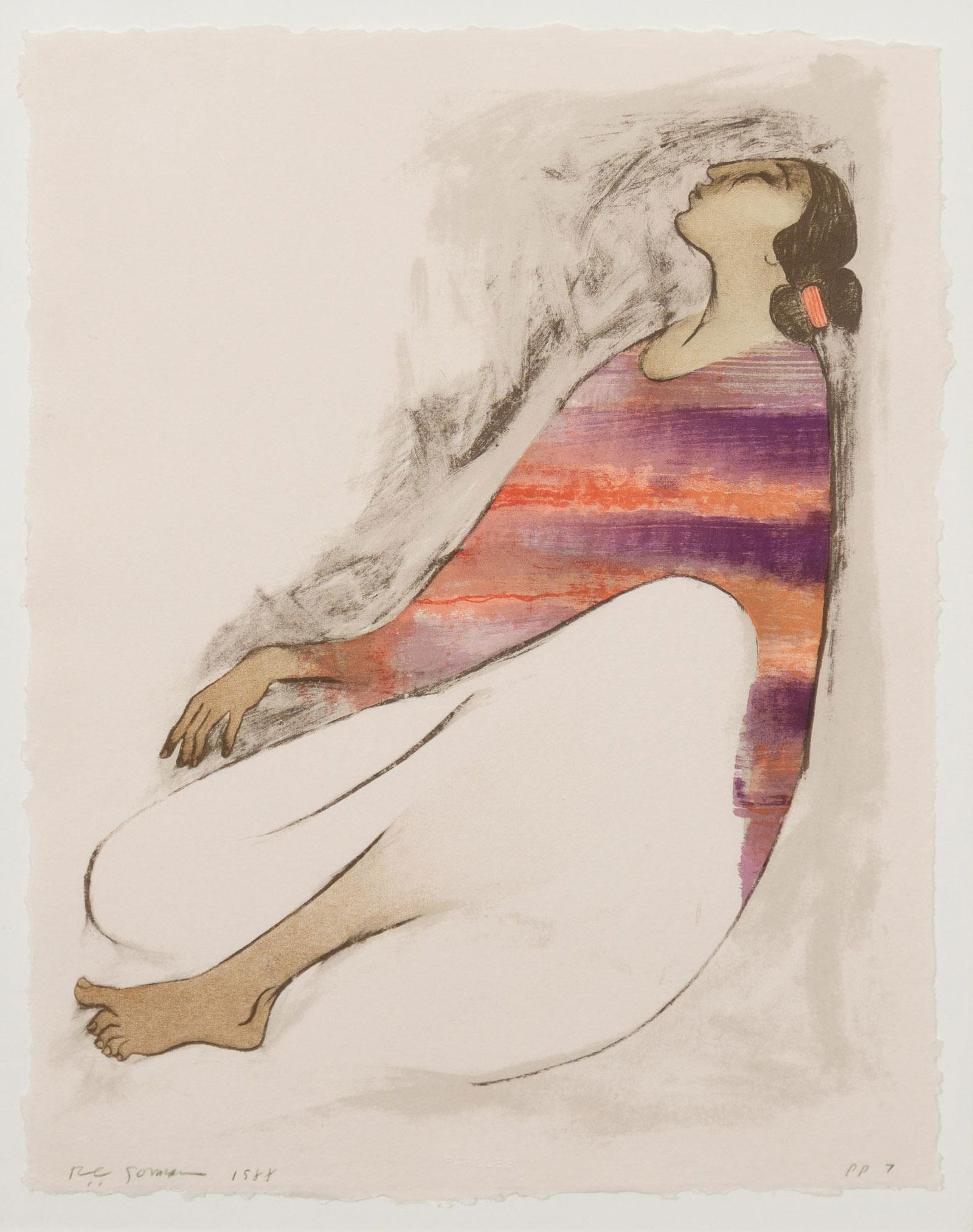 R.C. Gorman, "Evelyn", 1988 (1 of 4)