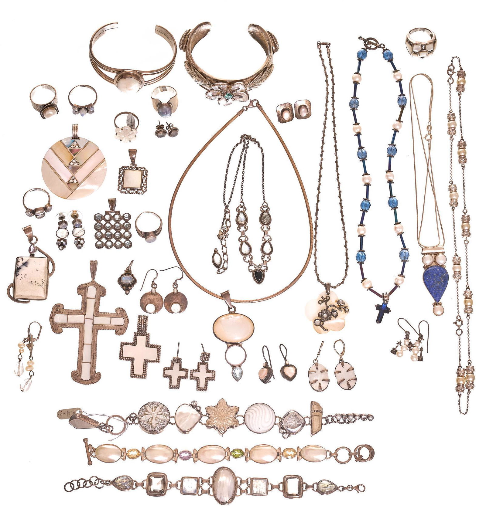 Collection of 37 Vintage Gemstone Jewelry (1 of 5)