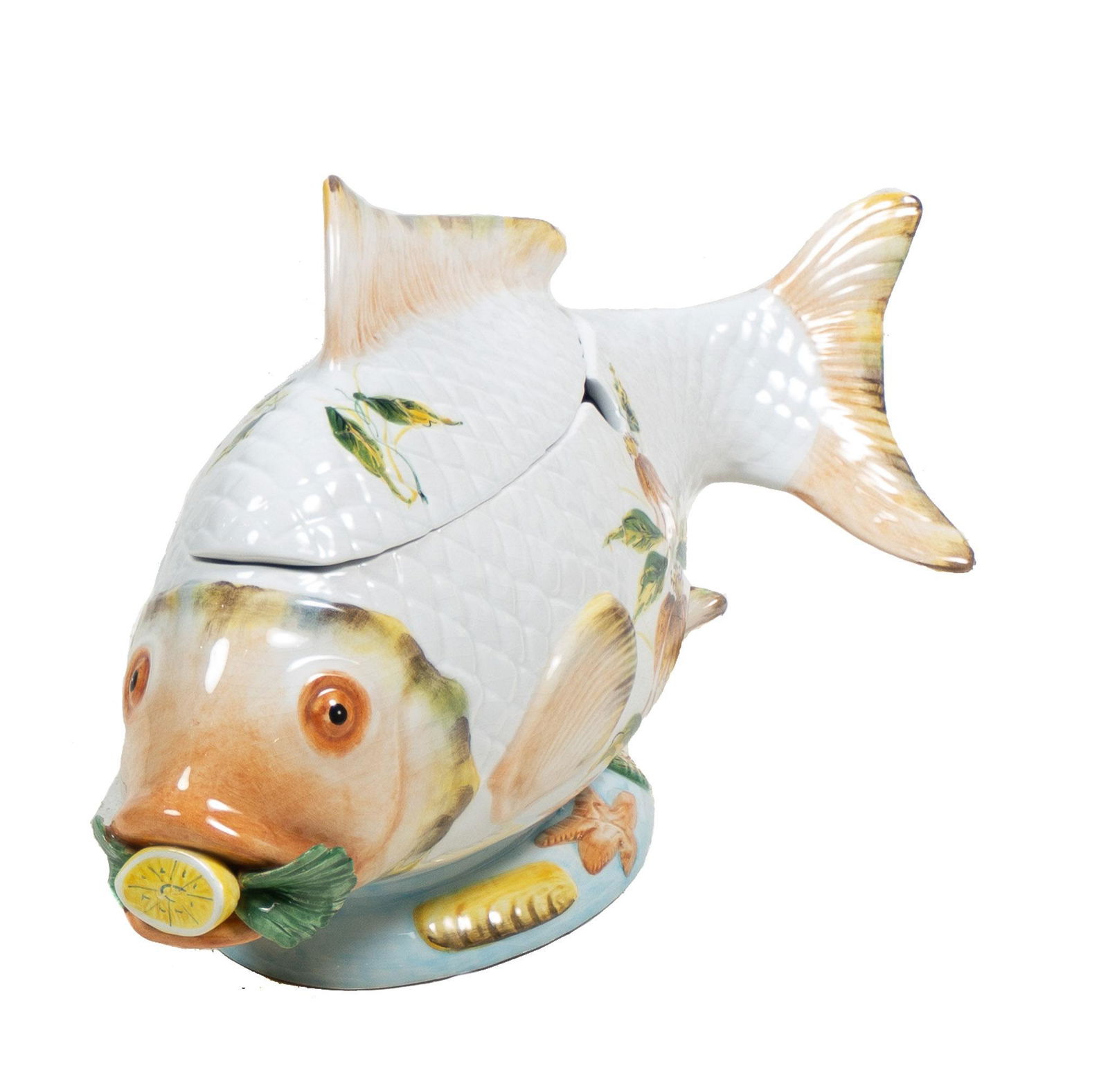 Della Robbia Italian Porcelain Fish Server (1 of 7)