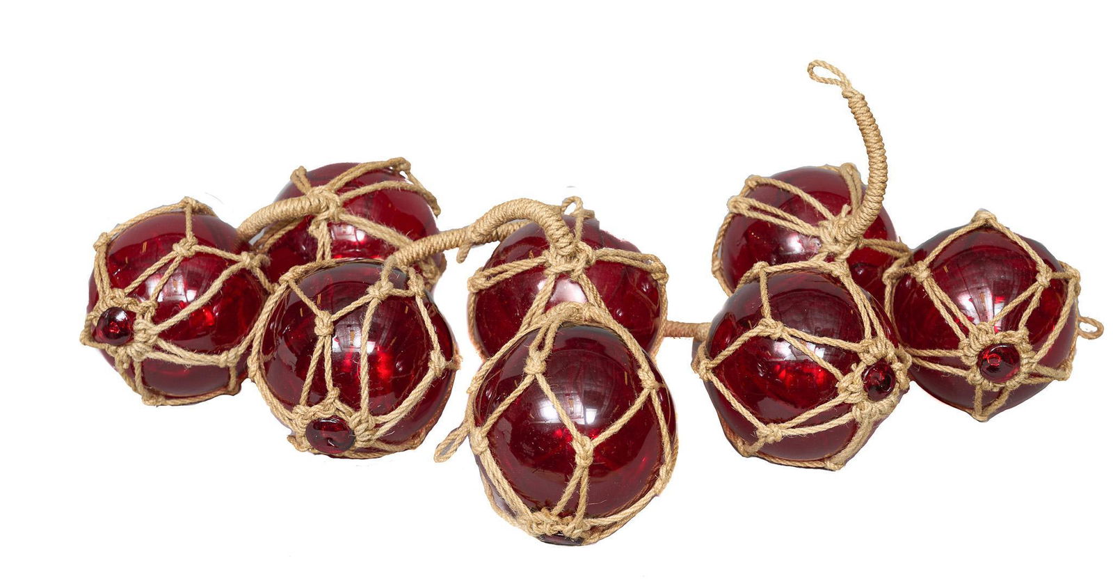 Set of 8 Vintage Nautical Glass Floaters (1 of 2)