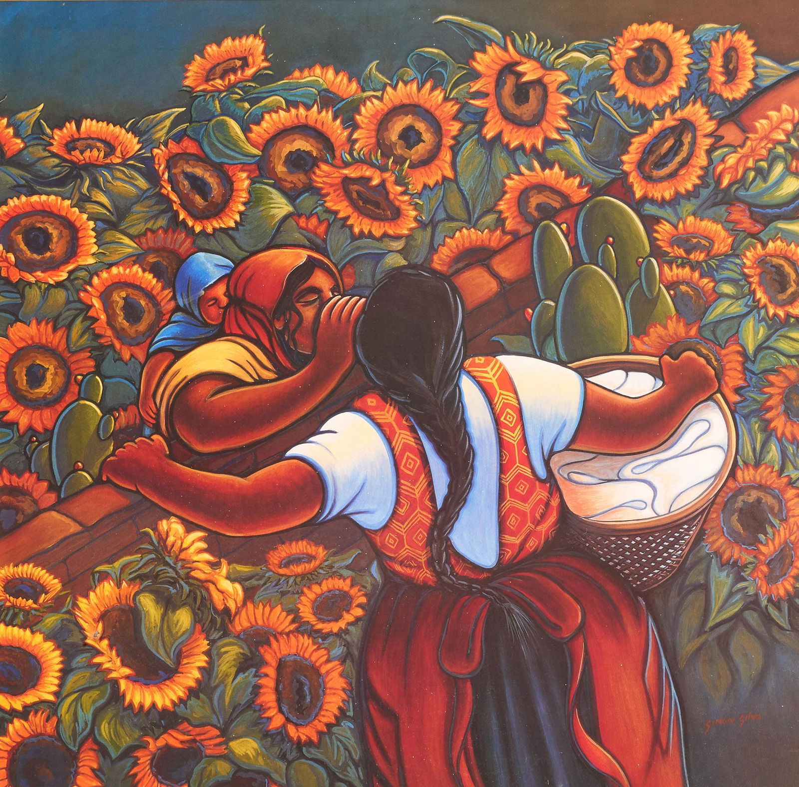 Simon Silva (b. 1961), "Las Comadres" (1 of 4)