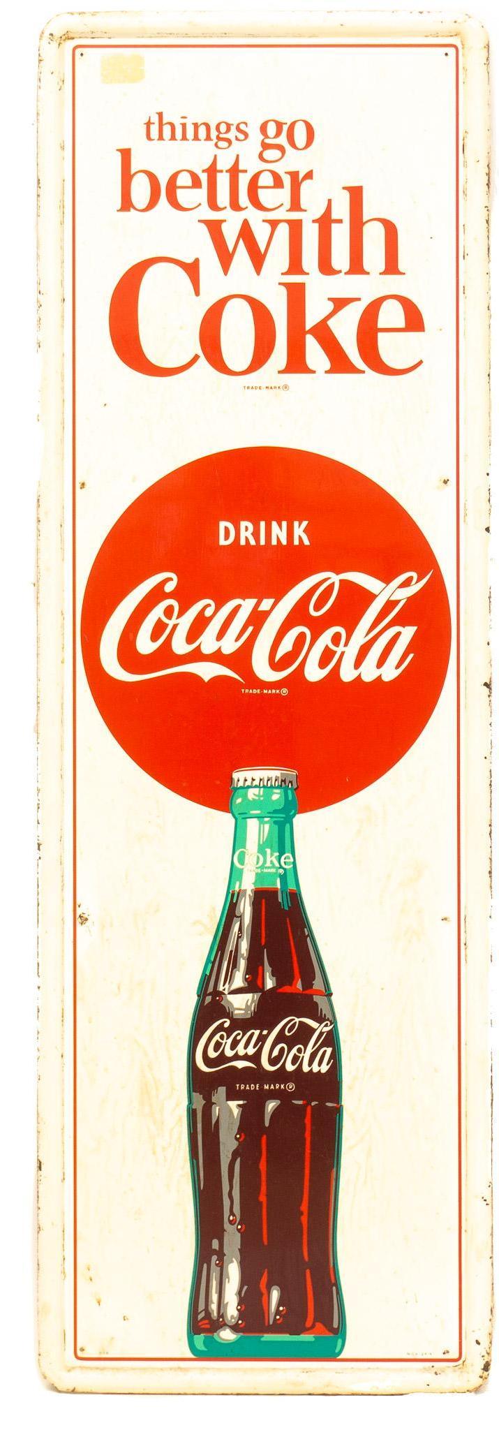 Coca-Cola "Things Go Better with Coke" Advertising Sign (1 of 6)