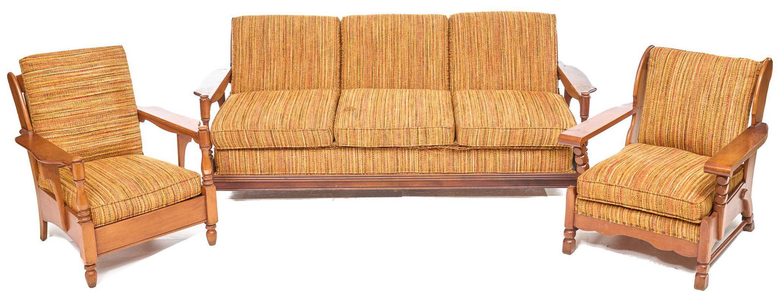 Ranch-Style Sofa and 2 Arm Chairs (1 of 3)