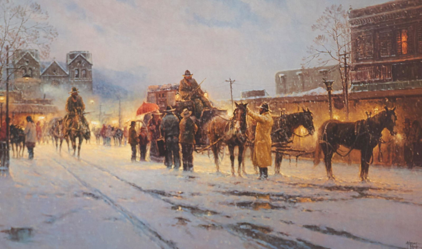 G. Harvey (1933-2017), "Santa Fe - End of the Trail", (1 of 7)