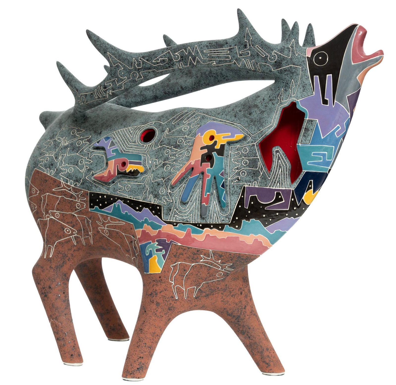 Gene and Rebecca Tobey (b. 1948) Elk (1 of 9)