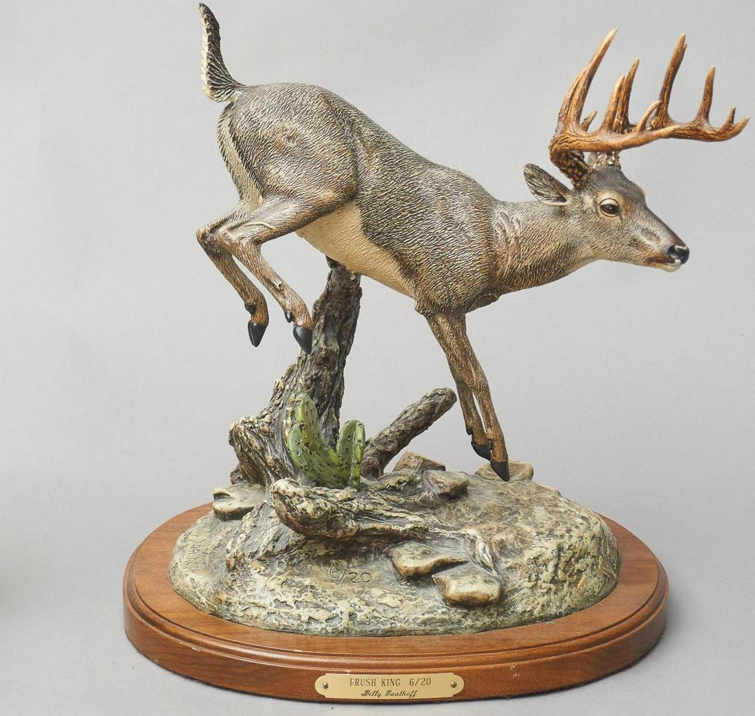 Billy Saathoff (20th C., TX), "Brush King", 6/20 (1 of 7)