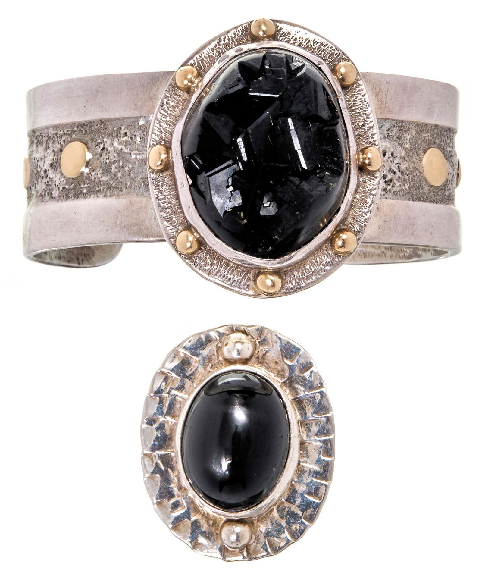 Monroe Jackson Sterling 14K Gold Bracelet Ring (1 of 7)