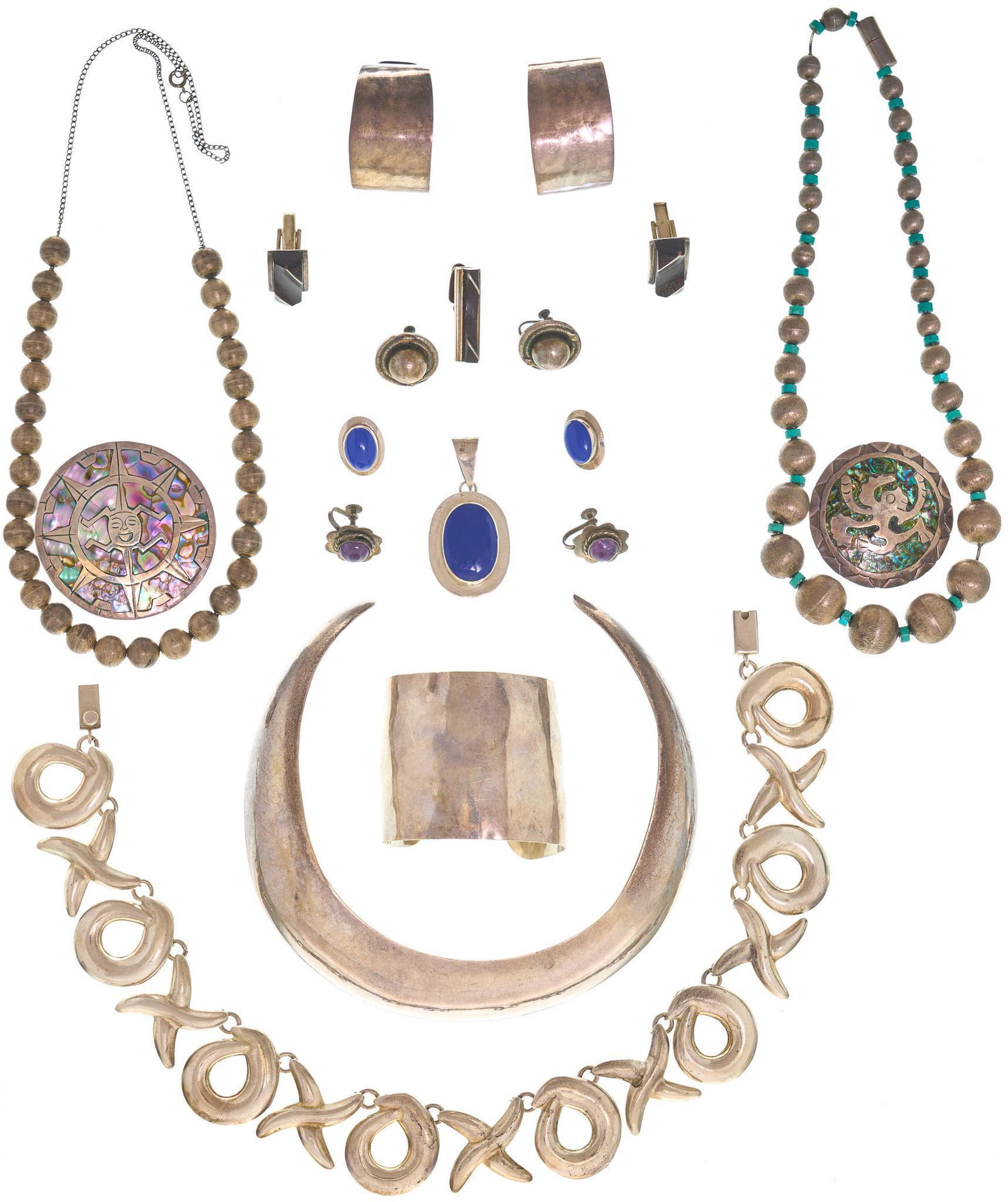 Vintage Mexican Sterling Silver Jewelry (1 of 10)