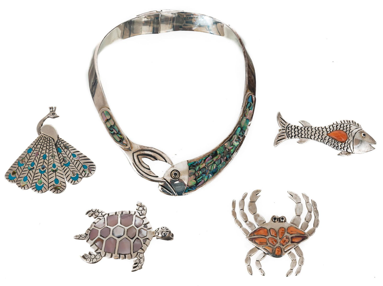 Manuel Porcayo Figueroa (20th C., MEX) Assorted Jewelry (1 of 4)
