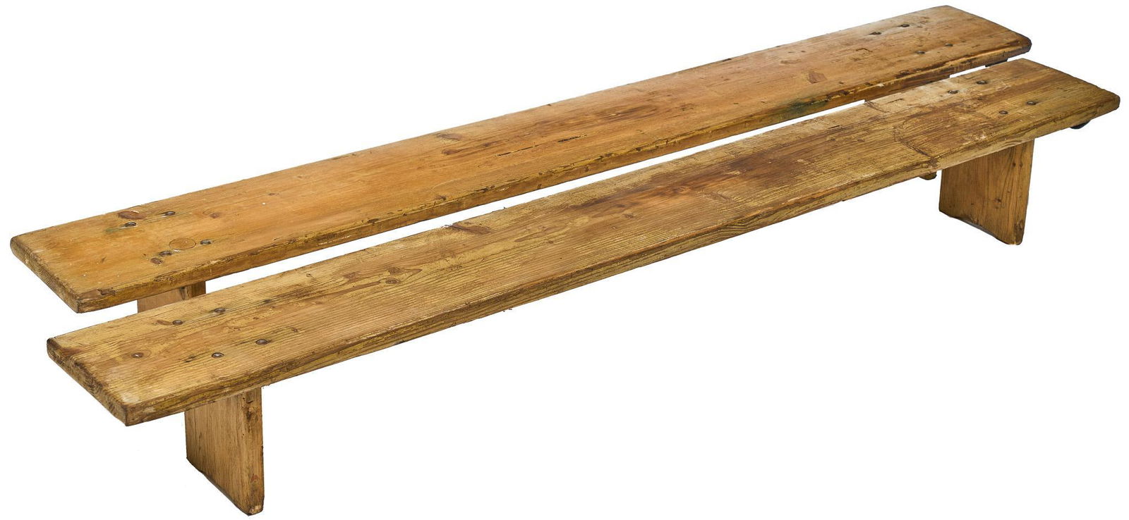 Pair of School House Benches (1 of 4)