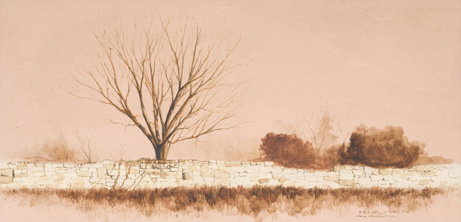 Richard Peter Hilker (1945-1996), "Wall Fredericksburg" (1 of 4)