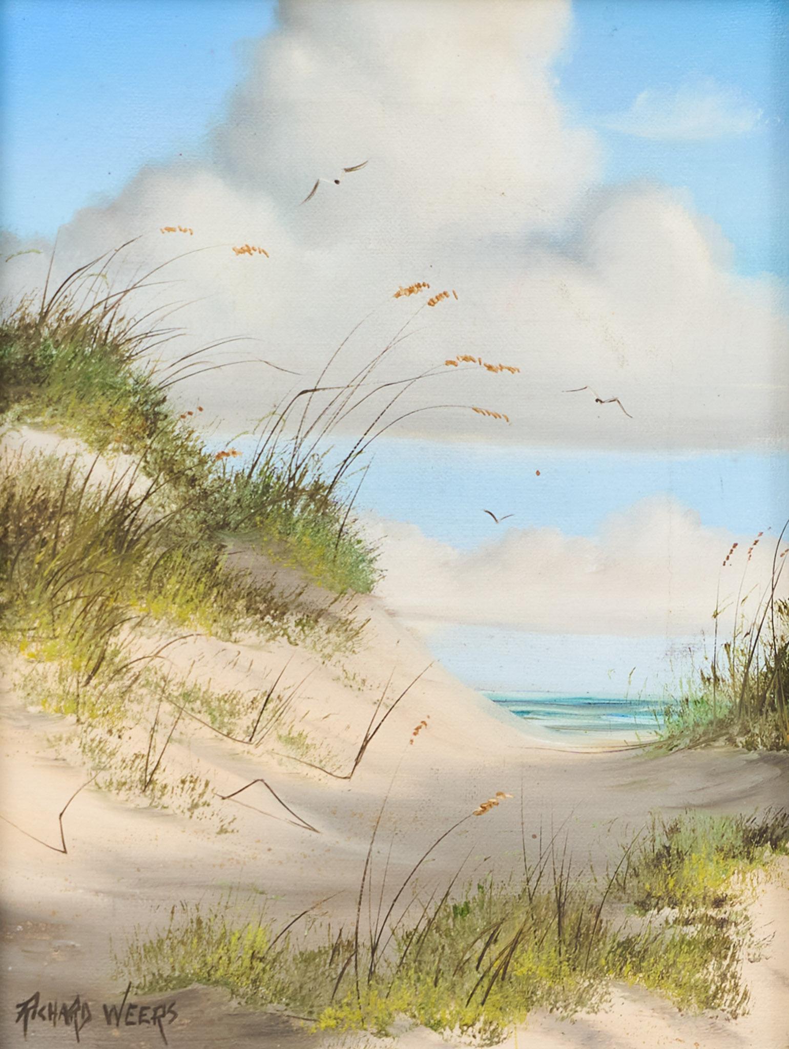 Richard Weers (20th C., TX), Coastal Scene (1 of 4)