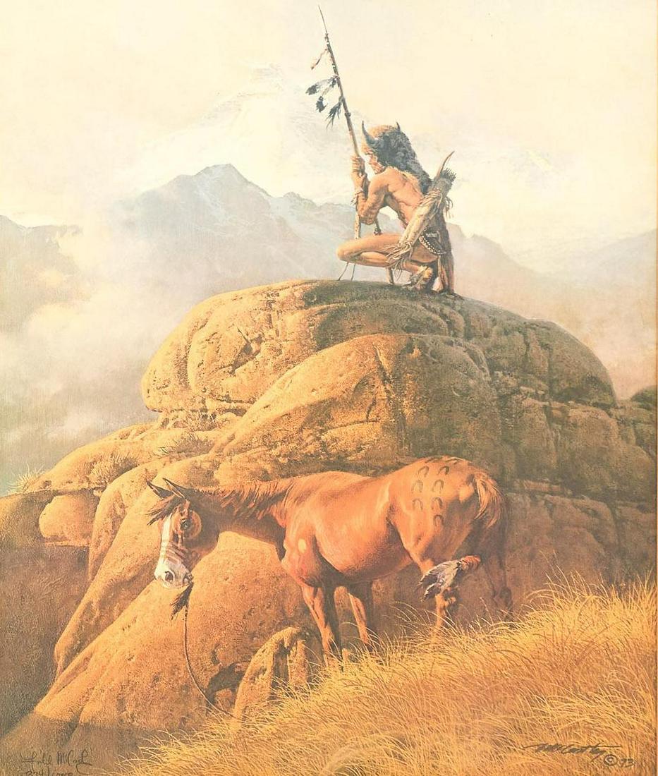 Frank C. McCarthy (1924-2002), "The Lone Sentinel" (1 of 7)