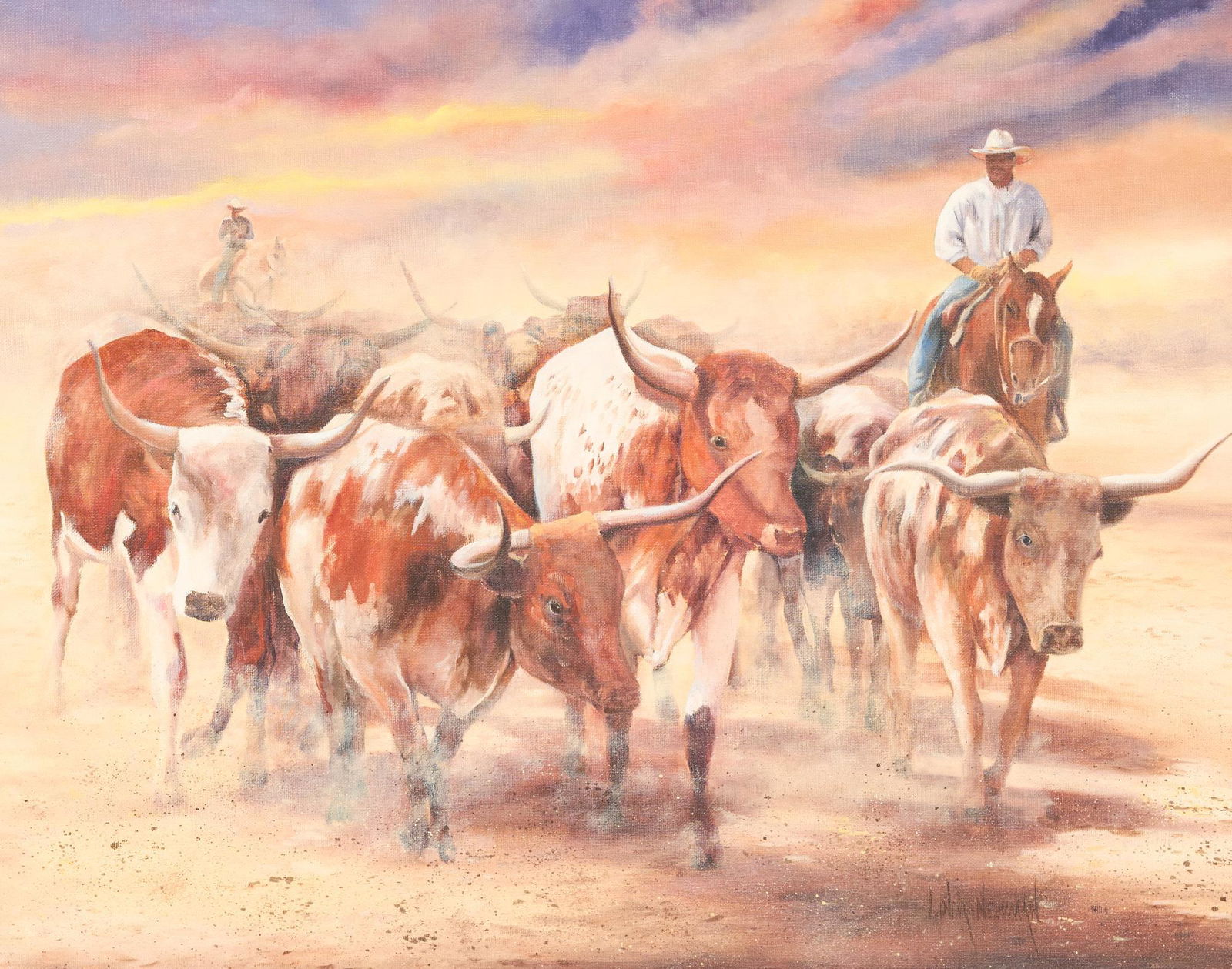 Linda Newman, Cattle Drive (1 of 4)