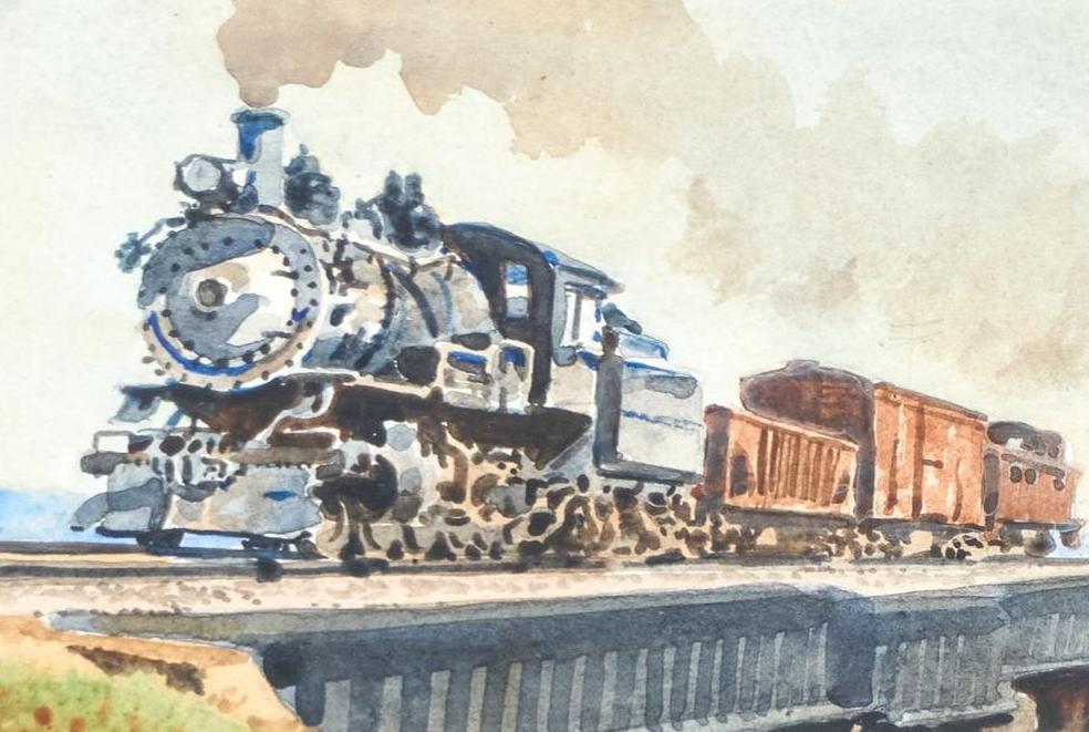 Francis W. Saunders (b. 1901, Am.), "Study..." (1 of 4)