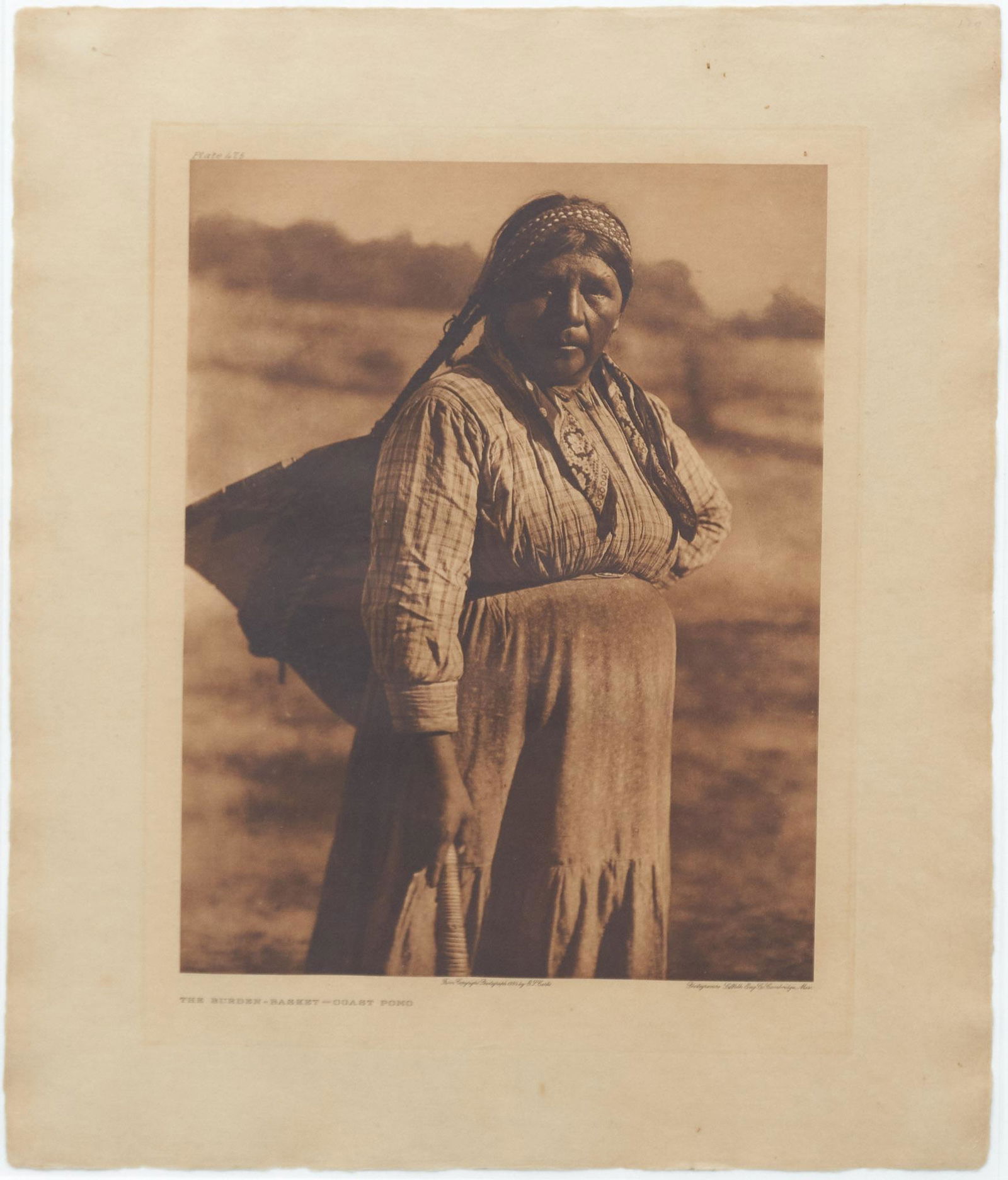 Edward S. Curtis (1868-1952), "The Burden Basket - (1 of 7)