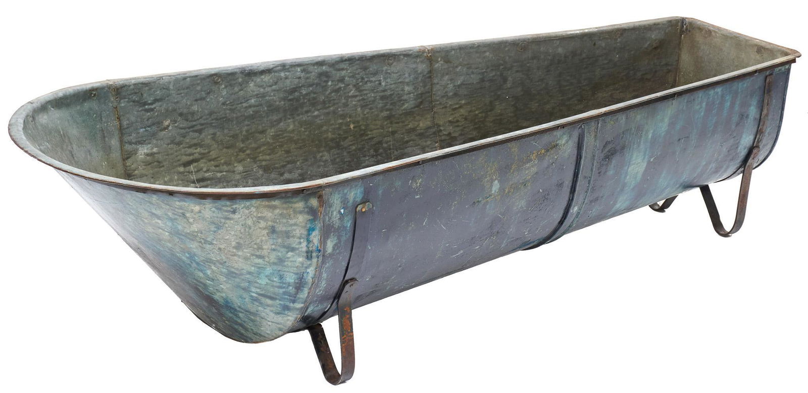 Farmhouse Galvanized Metal Washing Tub (1 of 3)
